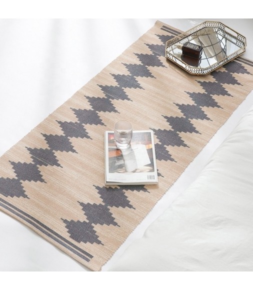 Popular Cotton Woven Rugs And Cotton Washable Floor Rugs For Home Decor 