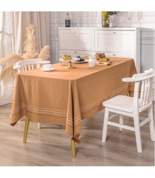 Hot Sale New Design Cotton Tablecloth Home Kitchen Dinning Table Decoration Modern Design Cotton Woven Jacquard Tablecloth 