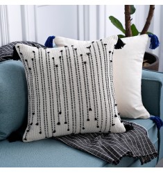 New Arrival Hot Selling Cotton Woven Hand Made Boho Pillow Cover Home Decorative Throw Cushion Cover For Sofa Decor 