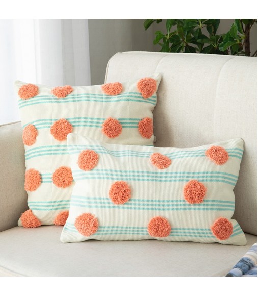 Wholesale Christmas Farmhouse Modern Boho Cushion Cover Tufted Cushion Cover Home Decorative Cotton Pillow Case Cover 