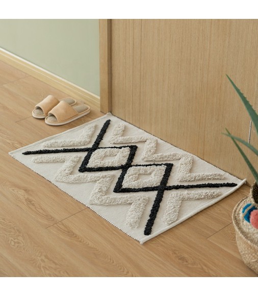 Hand Tufted Carpets Rugs Living Room Printed Modern Design Floor Mat Geometric Nordic Bedroom Rug 