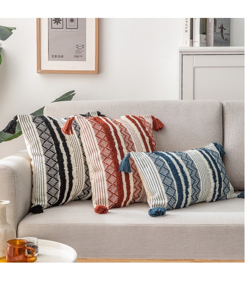 New Arrival Decoration Boho Throw Pillow Covers Home Sofa Couch Decor Tufted Cushion Covers Manufacturers Pillow Cover 