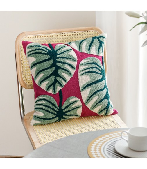 New Arrival Factory Price Spring Flower Embroidery Cushion Cover Decorative Pillow Covers For Sofa Livingroom 