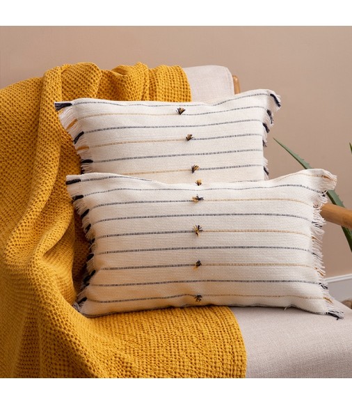 Amazon Hot Selling New Launch Bohemia Handmade Cotton Woven Cushion Covers Trending Pillow Covers 