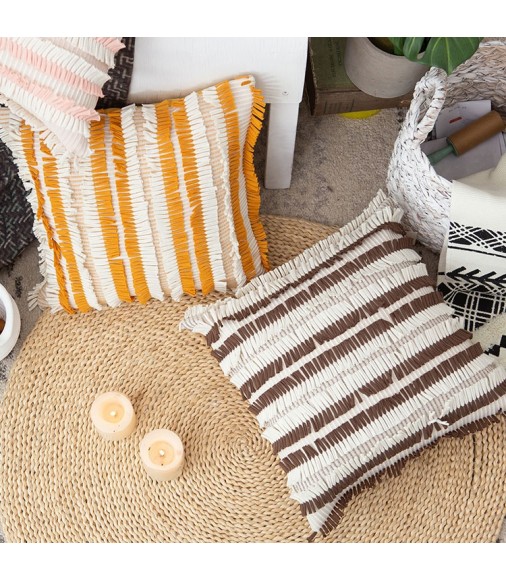 Hot Selling Vintage African Boho Cushion Cover Indoor Outdoor Decoration Handmade Throw Pillow Covers Cotton Woven Pillow Case 