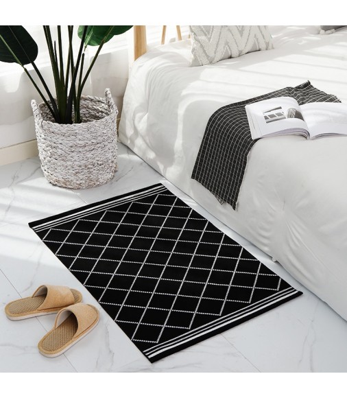 Wholesale Hot Selling Amazon Cheap Cotton Woven Print Mat Rugs For Living Room Bedroom 