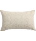 MOCOFO White Cotton Embroidery Throw Pillow Cover - Decorative Lace Overlay Pillowcase