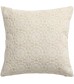 MOCOFO White Cotton Embroidery Throw Pillow Cover - Decorative Lace Overlay Pillowcase