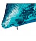 MOCOFO Glitter Pillow Lakebluesilver– Reversible Teal Flip Sequins Mermaid Fish Pillow Cover