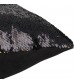 MOCOFO Black and Gold Reversible Glitter Sequin Pillowcase – Magic Mermaid Flip Throw Cover