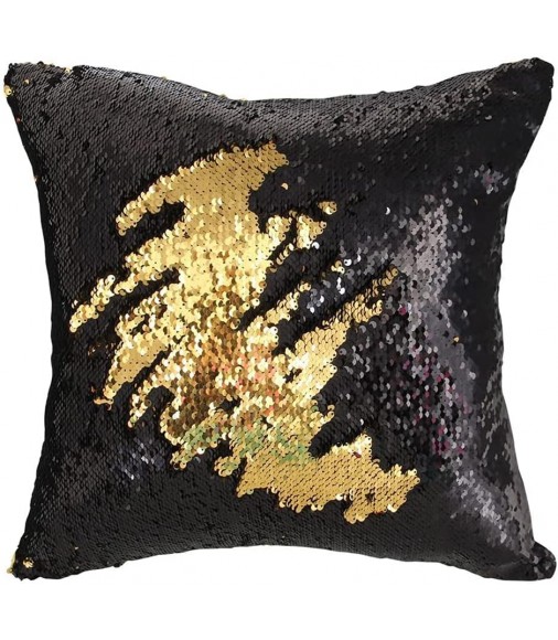 MOCOFO Black and Gold Reversible Glitter Sequin Pillowcase – Magic Mermaid Flip Throw Cover