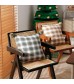 MOCOFO Christmas Throw Pillow Cover - Cotton Festive Plaid Holiday Decor