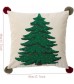 MOCOFO Christmas Throw Pillow Cover - Cotton Festive Plaid Holiday Decor