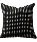 MOCOFO Black and White Throw Pillow Cover - Cotton Woven Decorative Pillowcase