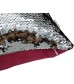 Mocofo Glitter hate red Funny Sequin Pillow Cover – Reversible Color-Changing Decorative Sham