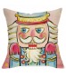 4pcs Nutcracker Linen Home Throw Pillow Cover - Decorative Cushion Cover