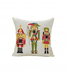 Christmas Nutcracker Back Cushion Cover for Sofa or Office Chair