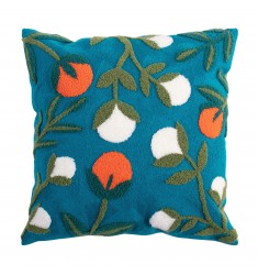 Spring-Summer Embroidered Pillow Cover – Elegant Sofa Cushion