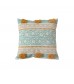 Minimalist Printed Square Cushion 45x45 cm, Headboard Pillow for Household Use