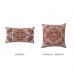 Chenille Jacquard Throw Pillow Cover | Vintage American Style Cushion for Living Room & Bedroom