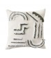 Striped Tufted Cushion Cover – Modern and Minimalist Sofa Pillow