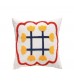 Embroidered Plant Floral-Shaped Cushion – Elegant Sofa Decor