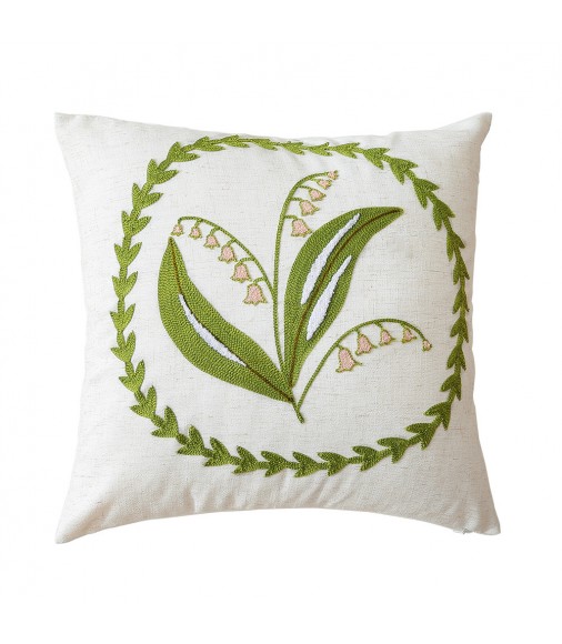 Flower Series Pillow Cover – Elegant Headboard and Office Cushion