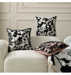 Embroidered Pillow Cover – Lavaux Manor Collection for Living Room & Office