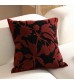 Festive Red Decorative Pillow Cover – Elegant Sofa Cushion