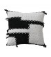 Retro Sofa Pillow Cover Chenille Woven Circle Yarn Office Cushion – 45x45 cm