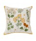 Backrest Cushion with Embroidered Design for Sofa, Office, and Living Room