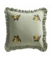 Embroidered Loquat Headboard Cushion, Simple Sofa Pillow Cover for Living Room