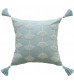 Ginkgo Cotton Embroidered Throw Pillow (No Filling) for Sofa & Office