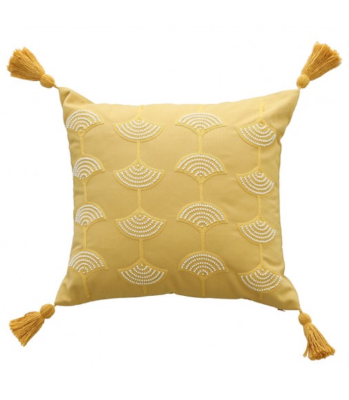 Ginkgo Cotton Embroidered Throw Pillow (No Filling) for Sofa & Office