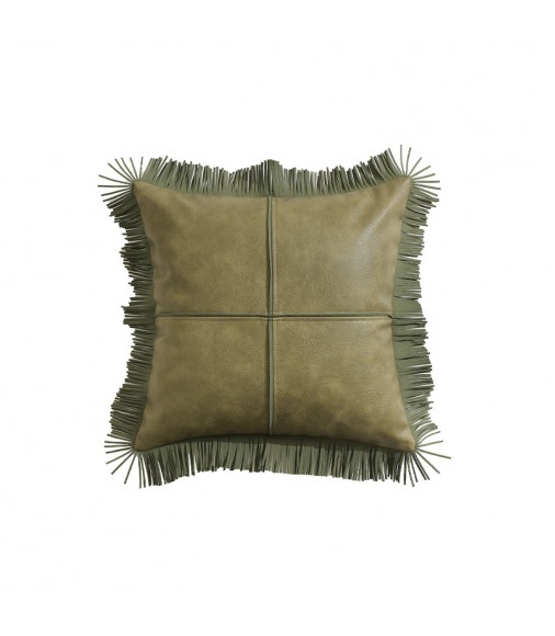 Vintage PU Leather Lumbar Pillow | Luxury Office Back Cushion & Living Room Décor