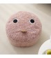 Cute Sticky Rice Chicken Pouf | Soft Velvet Expression Cushion for Bedroom & Lounge