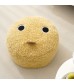 Cute Sticky Rice Chicken Pouf | Soft Velvet Expression Cushion for Bedroom & Lounge