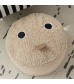 Cute Sticky Rice Chicken Pouf | Soft Velvet Expression Cushion for Bedroom & Lounge