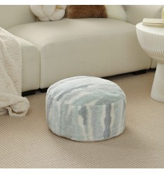 Thickened Round Pouf Cushion | Velvet Floor Cushion for Fall & Winter | Plush Seat Pad