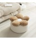 Modern Minimalist Flower Pouf | Luxury Summer Floor Cushion | Balcony & Living Room Ottoman