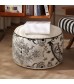 Ethnic Style Pouf Cushion | Non-Collapsing Floor Seat | Lazy Sofa Ottoman